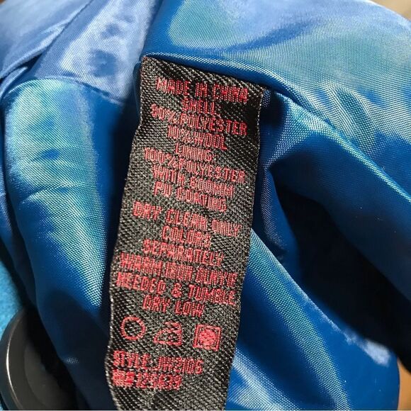 YOKI Teal Wool Blend Coat Size Large - Picture 10 of 12